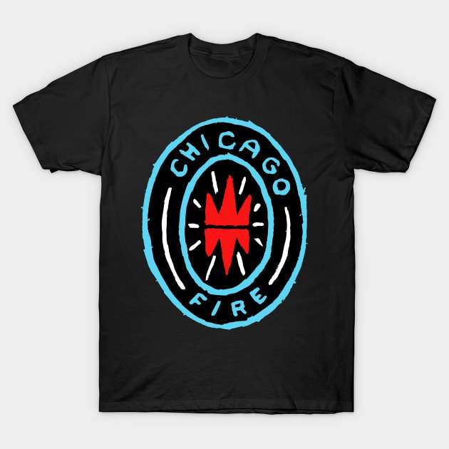 Chicago Fireeee F.C 06 T-Shirt by Very Simple Graph